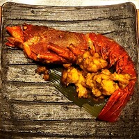 くずし鉄板 あばぐら 恵比寿店 - 伊勢海老の鉄板焼き　アメリケーヌソース