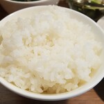 キッチン ブルー グローブ - ご飯大盛りのアップ