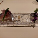 鮨 なかや - 横須賀市走水産釣り鯵、石川県産サヨリ