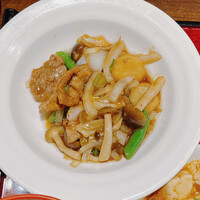 中国料理 青冥 堂島本店 - 牛肉のオイスターソース炒め①