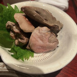 Kiharu - 鶏レバーの低温オイル煮♪