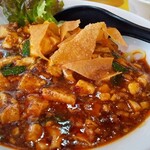 蔵王飯店 - マーボーセットの四川麻婆麺