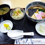Yabu soba - カツ丼と卵とじうどんハーフのカツ丼以外ｗ