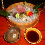 和ごころ 泉 - お造り（よこわ・鯛・あじ）