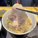 超純水採麺 天国屋 - まるでしゃぶしゃぶの様に見えるチャーシュー