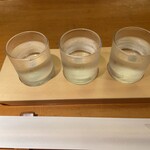 大はし伝 十割そば 幸乃蔵 - 地酒3種飲み比べセット（蔵飲み）