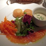 ランチの前菜盛り合わせ