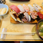 一平寿司 - お寿司はもちろん
ガリもお味噌汁も美味しかったです♪