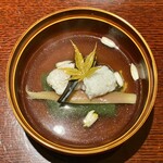 馳走 ぬくゐ - 穴子 よもぎ豆腐