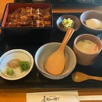 とうふとあなご料理 とうふや - ひつまぶし風上あなご重膳4,000円(税込)