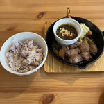 cafeくるみ - ごはん・週替りのランチ（ドリンク付き） １４５０円