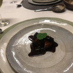 ラトリエ あべ - 牛カイノミのステーキ(産地は日により、今日は阿波牛)