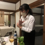 ラトリエ あべ - 一品一品、とても熱のある説明をして下さいます