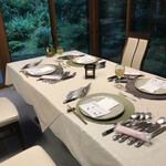 ラトリエ あべ - このカトラリーの数！　高まる〜(๑˃̵ᴗ˂̵)