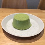 cafe choose + - 抹茶プリン(ホイップなし)