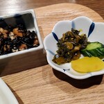 Uraginza Kurabu - 小鉢と漬物