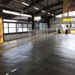 ラーメン富士丸 - 大師駅ホーム。