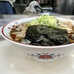 青島食堂 - チャーシュー大ホーレンねぎ