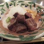 サイコロステーキでした