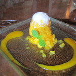 横浜うかい亭 - マンゴーのソルベ