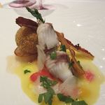 リストランテ　ウミリア - 長崎産イサキとアスパラのインヴォルティーニ