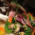 いかの墨 新潟駅前店 - 刺身盛