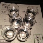 いかの墨 新潟駅前店 - 日本酒利き酒セット