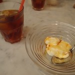 TRATTORIA AL SODO  - ランチドリンク＆ランチドルチェ（パンナコッタ）