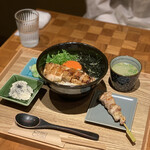 CHIKICHIKI - 鶏丼セット　1,500円