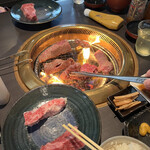 焼肉 初栄 - ミニステーキ定食