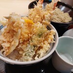 Nihonshu To Teuchi Soba Rikyouan - 天丼とお蕎麦セット1,200円