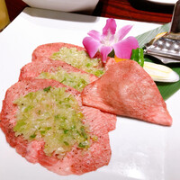 游玄亭 新宿 - 上ネギタン塩焼き