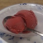 手白澤温泉ヒュッテ - 夕食デザート