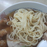 シャコ丼の店 - シャコラーメン　麺は細麺です。