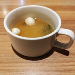 Nijikara Biru Don - スープ(味噌汁)