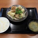 からやま - よだれ鶏 からあげ定食