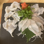 はかりめ じゅん - 穴子の炙り　刺身