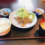 食事処 まやま - くじら味噌焼き定食