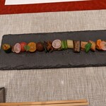 カントンリョウリカタオカ - 
                        前菜　糸島野菜のいろいろ盛り合わせ