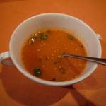 サービスのスープ：トマトベース