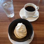 高倉町珈琲 新潟笹口店 - ソフトクリームとブレンドコーヒー✨