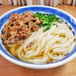 手打ちうどん ぶれーど・う - 肉うどん