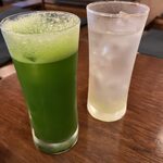 ウラニワ - 「大分青汁割」480円