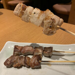 Kushiyaki Shunsai Sumibi Yakitori Sakura - 豚3種焼き
