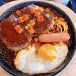 橋 - ハンバーグ定食