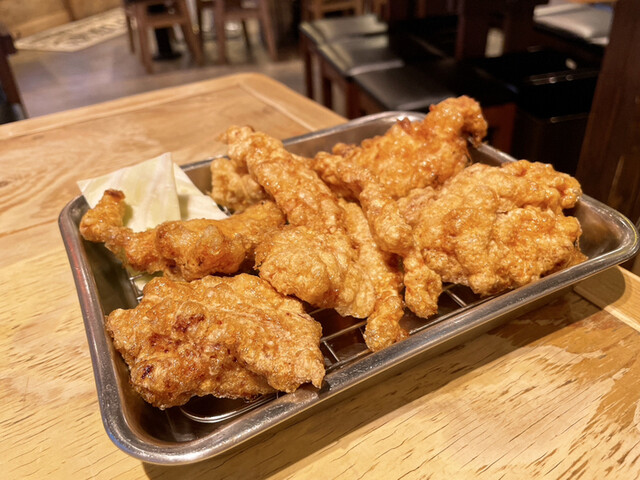 Honetsukidori, Kara-age, Yakitori ga Burichikin. Shiogamaguchi Ten