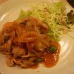 おんじき家ふうど - 日替り定食（豚ケチャップ炒め）