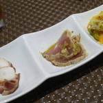 ますお’Sキッチン - お通し3品