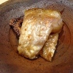 鮨処 つく田 - 焼き物 ほっくりとした白身のお魚 クエ