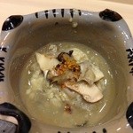 鮨処 つく田 - 松茸とアワビが口の中でふんわり